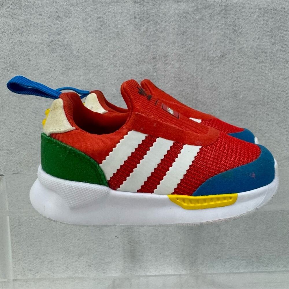 NIB Baby Adidas Originals Lego Sneakers size 4 Primary Colors HTF